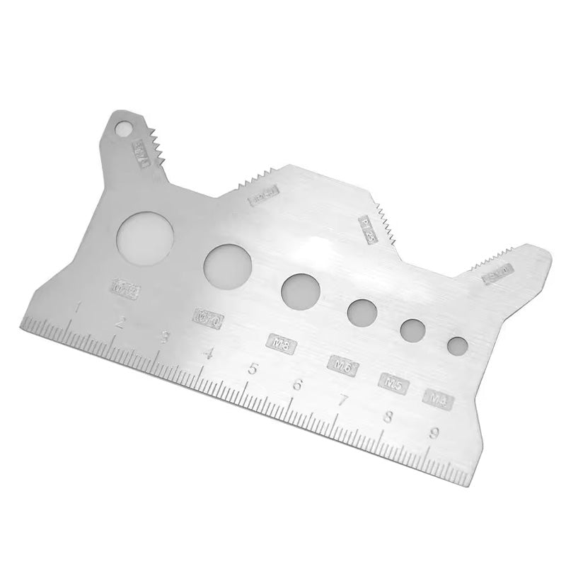 đ„BegrĂ€nsad tid 24 timmarđ„Hot Sale 58% rabattđ Rostfritt stĂ„l dubbelsidig bultmĂ€tare kort FramgĂ„ng!