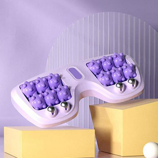 🔥Populära nya produkter💜Portabel fotmassage med dubbla rullar💜