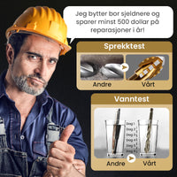 Excentriskt Borrbitsset med 4 Skär
