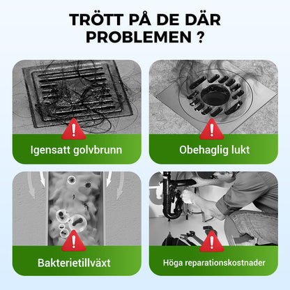 Kraftfullt avloppsrens – löser stopp och tar bort dålig lukt snabbt