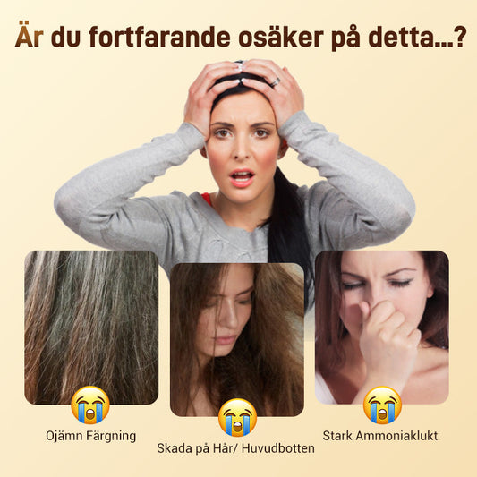 🔥Rent naturligt växtextrakt💥Vårdande växtbaserad hårfärg