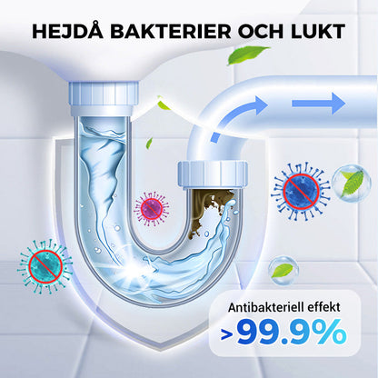 Kraftfullt avloppsrens – löser stopp och tar bort dålig lukt snabbt