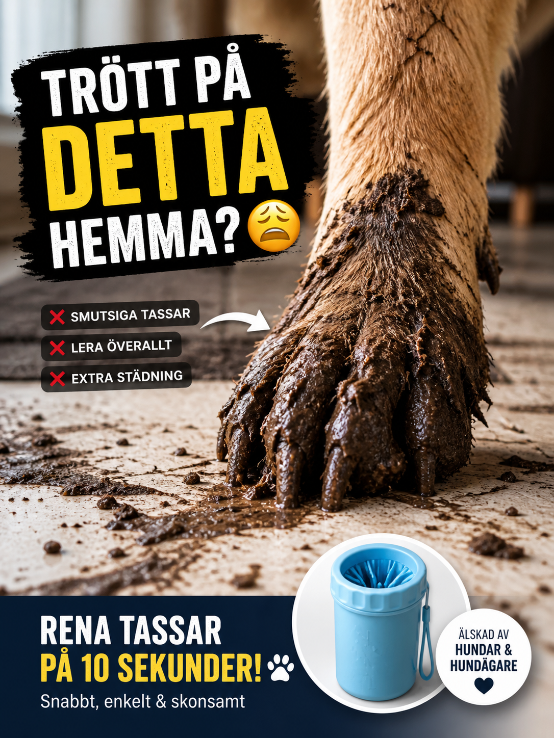 Rena tassar på 10 sekunder – utan krångel