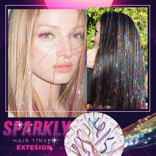 ✨ 16-Pack Glitter Satin Hårslingor – Halva priset