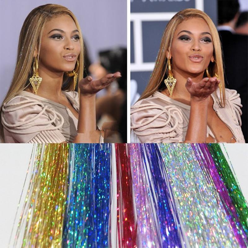 ✨ 16-Pack Glitter Satin Hårslingor – Halva priset