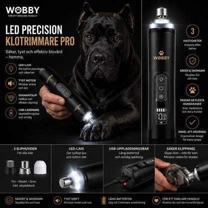 Wobby™ Kloslip Pro – Säker & Tyst Klotrimmer för Hund och Katt