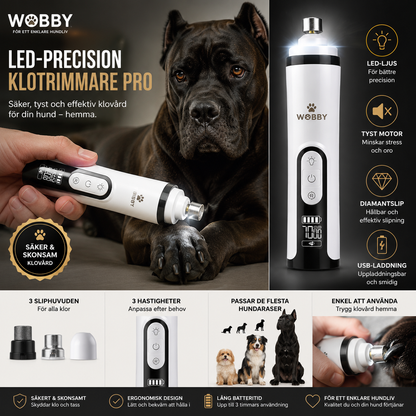 Wobby™ Kloslip Pro – Säker & Tyst Klotrimmer för Hund och Katt