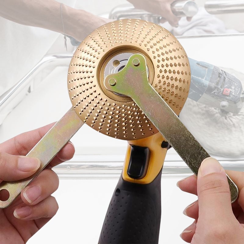 Adapter för Borrmaskin till Kap-, Slip- och Polerskivor