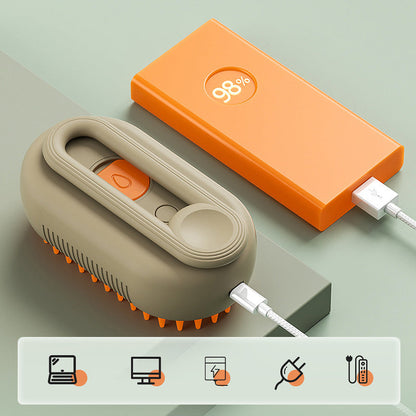 Multifunktionell spraymassagekam för husdjur