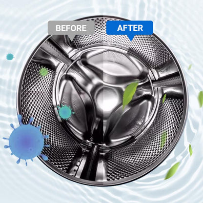 Rengöringsmedel för avkalkning och luktborttagning av tvättmaskinstrumman