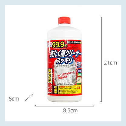 Rengöringsmedel för avkalkning och luktborttagning av tvättmaskinstrumman