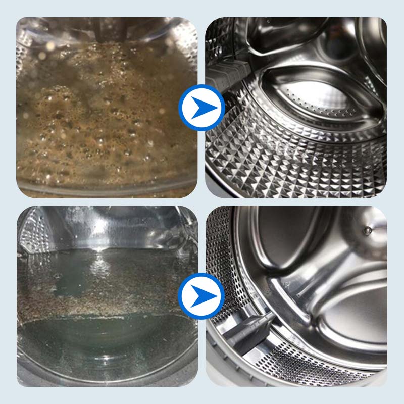 Rengöringsmedel för avkalkning och luktborttagning av tvättmaskinstrumman