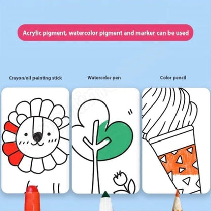 🎨Teckningsrulle för barn – kreativ lek utan skärm 🎨