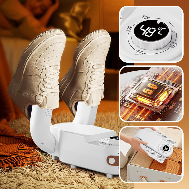 Snabbtorkande och steriliserande skotork med intelligent timer