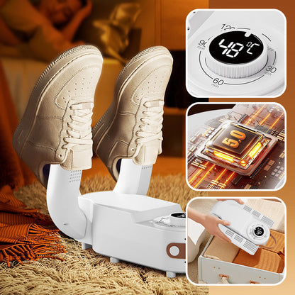 Snabbtorkande och steriliserande skotork med intelligent timer