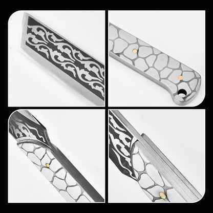 Mångsidig vass kökskniv med slida