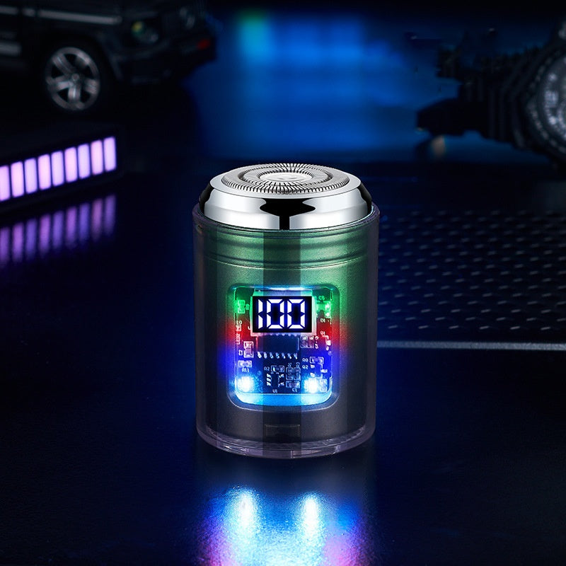 Bärbar kraftfull elektrisk rakapparat med visuell digital display