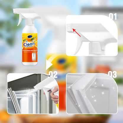 Kraftfull skummande köksrengöring – skinande rent på sekunder