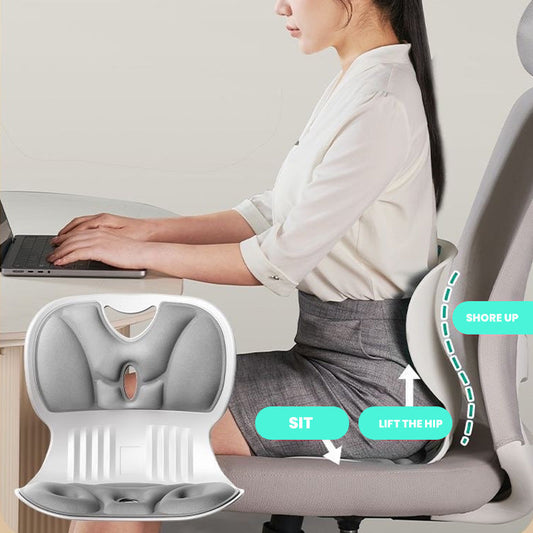 💯Ergonomisk stöddyna för rygg och ländrygg i minnesskum för stol