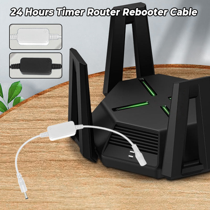 🔥Köp 1 Få 1 Gratis🔥24 Timmar Timer Router Rebooter Kabel