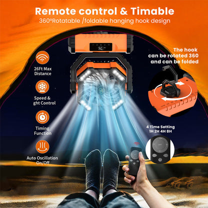 ✨Poscillerande fläkt - boutiquefortun