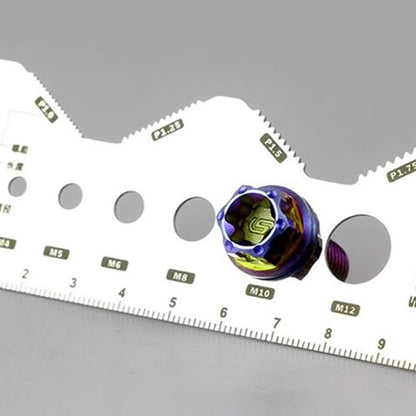 🔥Begränsad tid 24 timmar💥Hot Sale 58% rabatt🎉 Rostfritt stål dubbelsidig bultmätare kort  Framgång!