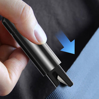 🔥Nya heta produkter🔥Multifunktionell dubbelhövdad bil säkerhetshammare💥Ett måste när du är ute och kör!