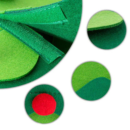 DIY filtjulgran i 3D – kreativ jullek för barn
